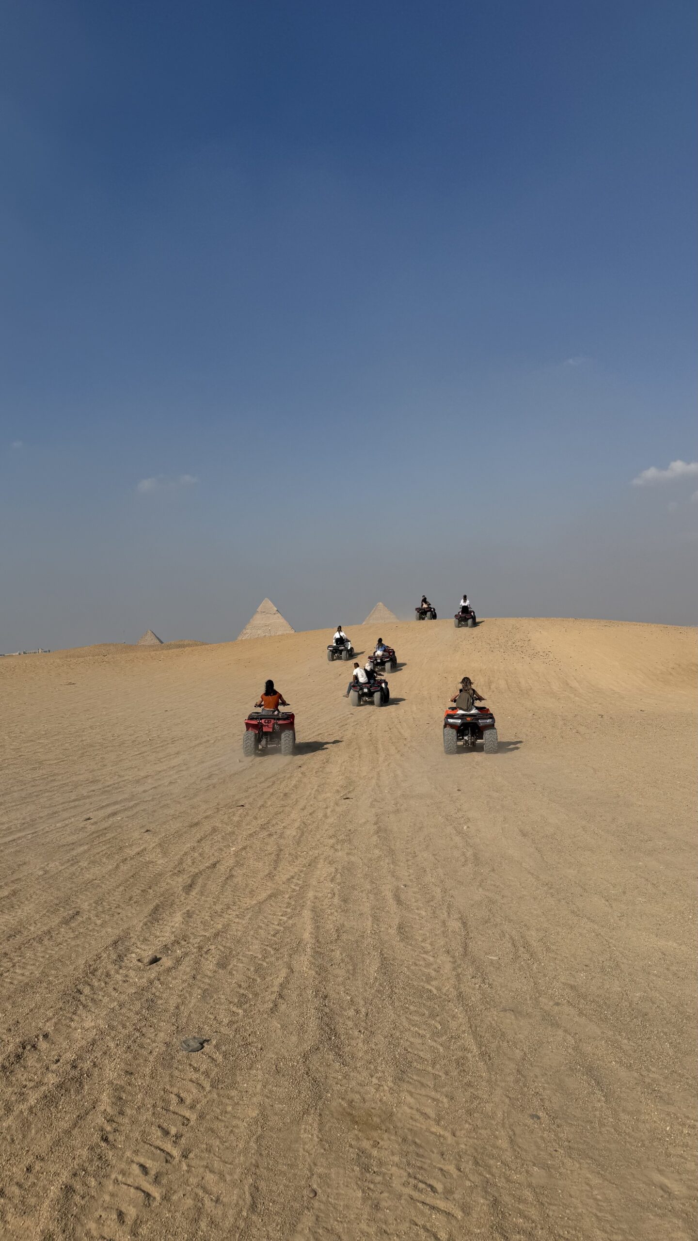 Quad biking by the Pyramids (Quads will be replaced by the ride in Saqqara from 2027)